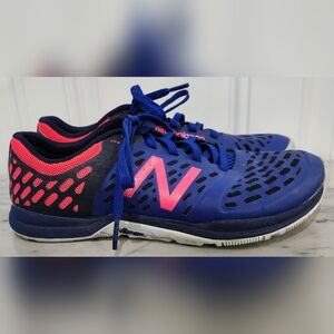 New Balance minimus 20v4 trainer women's shoes pink & blue size 7.5